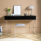 Contemporary Acrylic Vanity Desk 2-Drawer Vanity Dressing Table