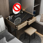 Contemporary Stone Top Make-up Vanity with 2 Storage Drawers
