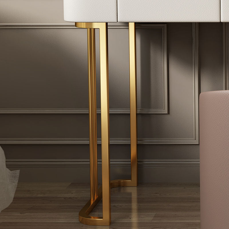 Tables de vanité en faux cuir