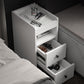 Modern Open Storage Nightstand 2-Drawer 24 Inch H Imitation Wood Night Table Clearhalo 'Bedroom Furniture' 'furn' 'furn_night_stand' 'Furniture' 'night_stand' 'Nightstands' 5731767