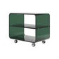 Modern Acrylic Bed Nightstand Open Storage Accent Table Nightstand Green 1 Piece Clearhalo 'Bedroom Furniture' 'furn' 'furn_night_stand' 'Furniture' 'night_stand' 'Nightstands' 5731837