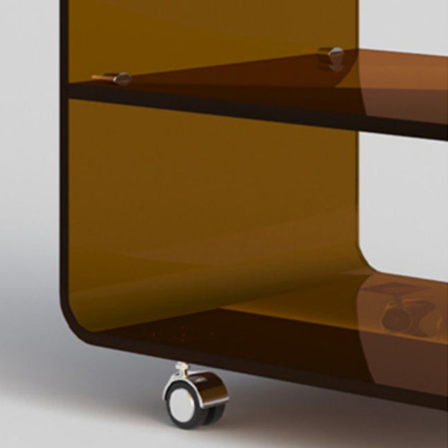 Modern Acrylic Bed Nightstand Open Storage Accent Table Nightstand Clearhalo 'Bedroom Furniture' 'furn' 'furn_night_stand' 'Furniture' 'night_stand' 'Nightstands' 5731838