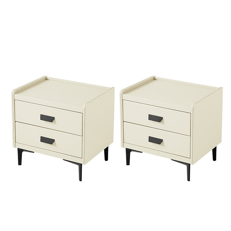 Armoire de chevet en bois et en pierre Les tiroirs modernes comprennent le rangement du tiroir de table de nuit