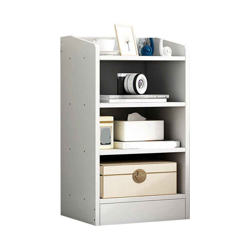 ベッドルームのための現代の木製ベッドサイドキャビネットローワーシェルフナイトテーブル