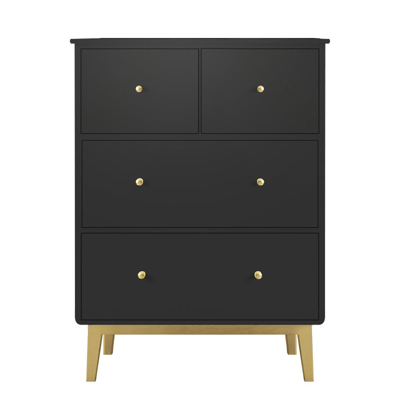 Eigentijdse glamour houten borst horizontall opbergkast dressoir met metalen benen