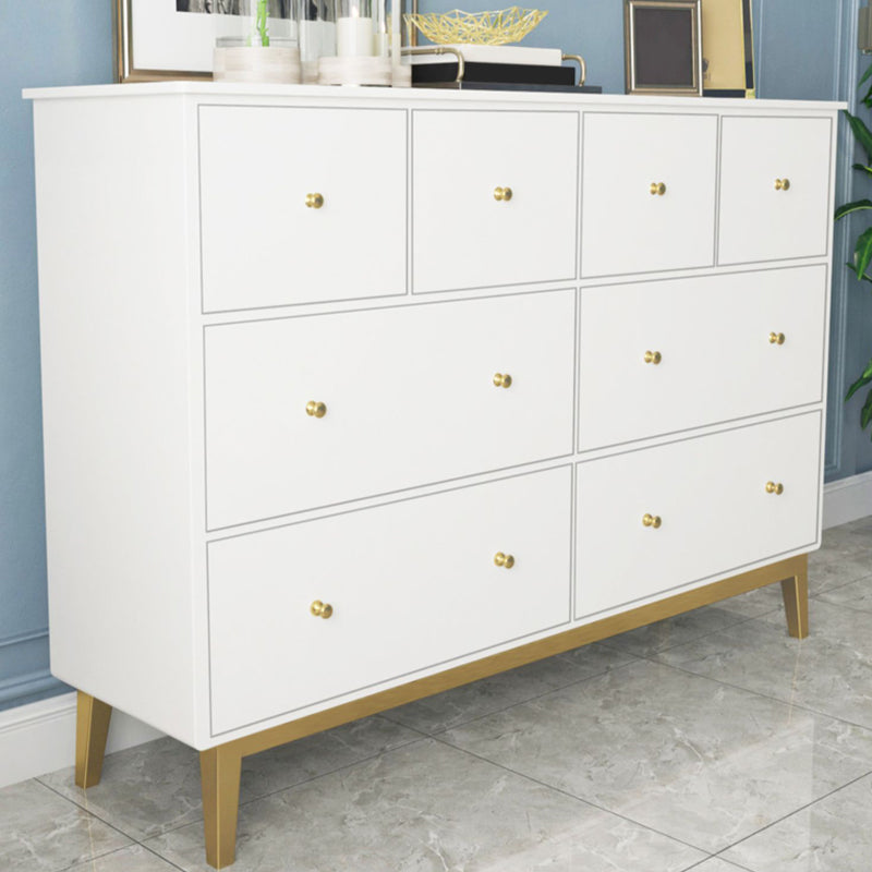 Eigentijdse glamour houten borst horizontall opbergkast dressoir met metalen benen