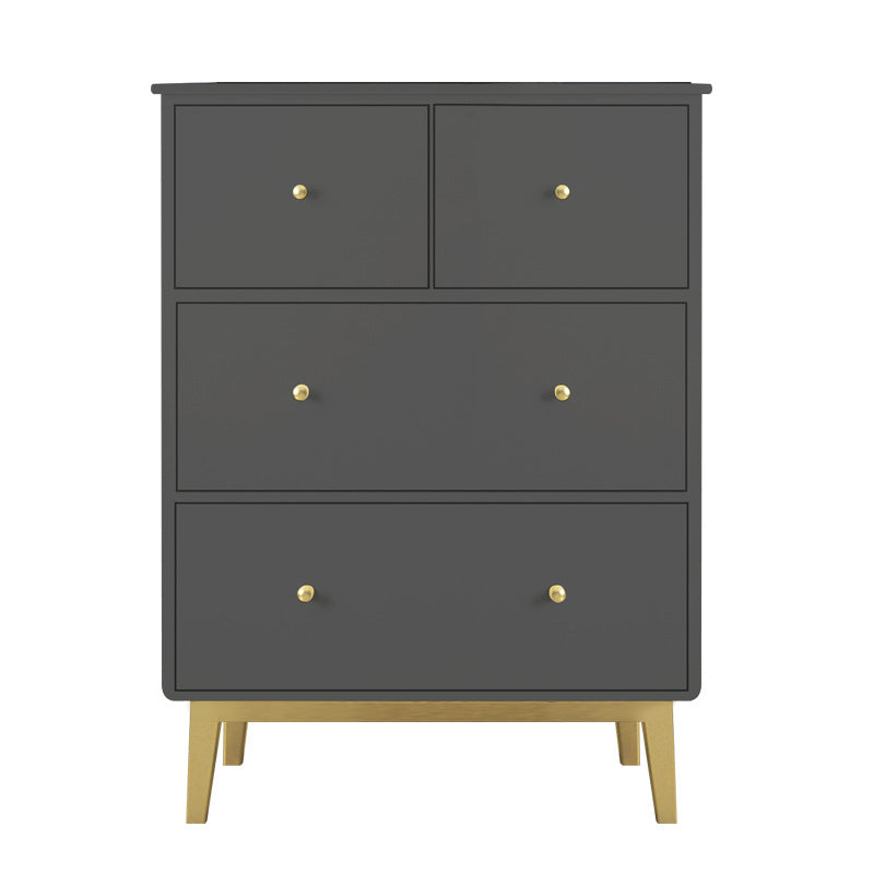 Eigentijdse glamour houten borst horizontall opbergkast dressoir met metalen benen