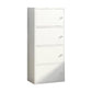 Contemporary Matte Finish Dresser Vertical Wood Storage Chest