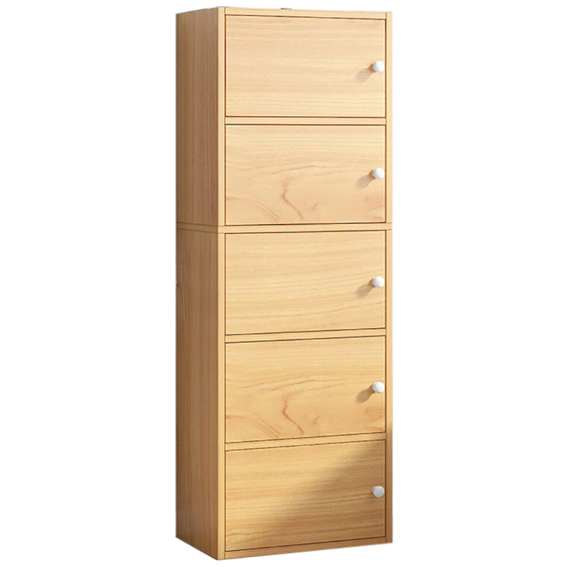 Contemporary Matte Finish Dresser Vertical Wood Storage Chest