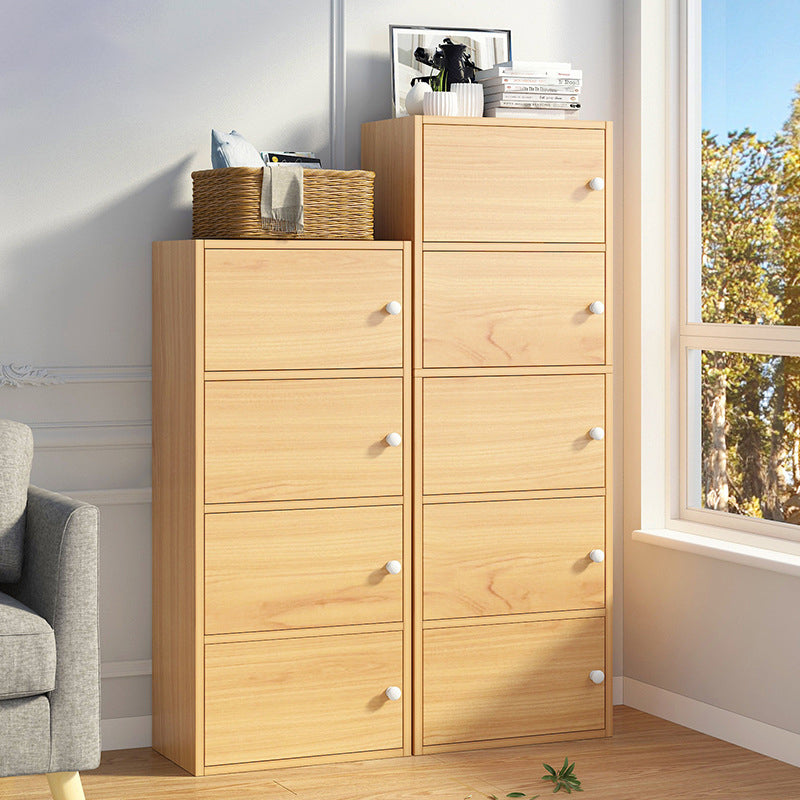 Contemporary Matte Finish Dresser Vertical Wood Storage Chest