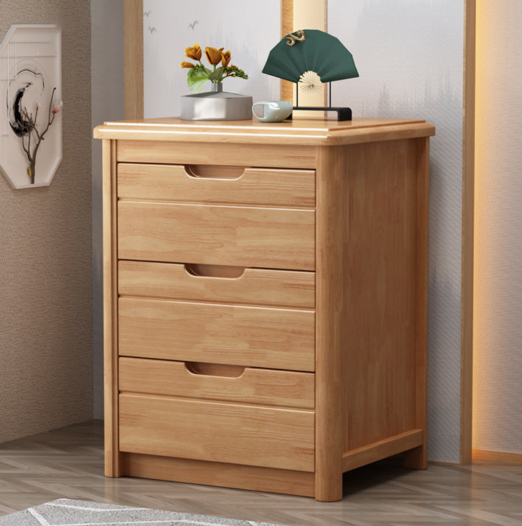 3 / 4 / 5 Drawers Lingerie Chest Vertical Solid Wood Storage Chest for Bedroom