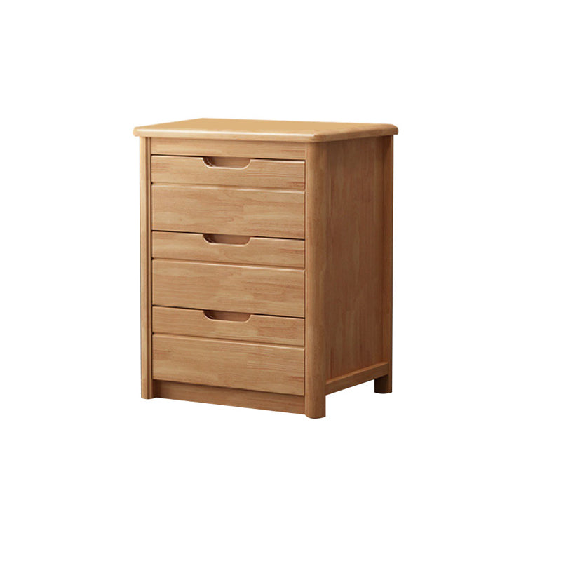 3 / 4 / 5 Drawers Lingerie Chest Vertical Solid Wood Storage Chest for Bedroom 20"L x 16"W x 27"H Natural Clearhalo 'Bedroom Furniture' 'Dressers & Chests' 'dressers_chests' 'furn' 'furn_dressers_chests' 'Furniture' 5732214