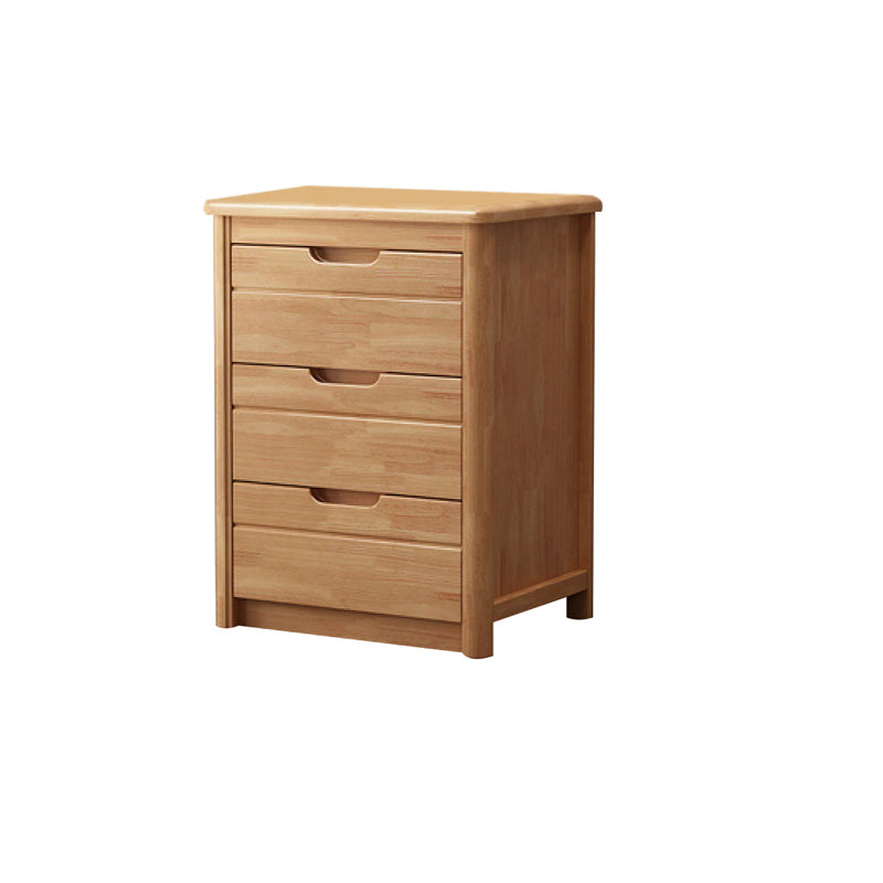 3 / 4 / 5 Drawers Lingerie Chest Vertical Solid Wood Storage Chest for Bedroom 18"L x 16"W x 27"H Natural Clearhalo 'Bedroom Furniture' 'Dressers & Chests' 'dressers_chests' 'furn' 'furn_dressers_chests' 'Furniture' 5732215