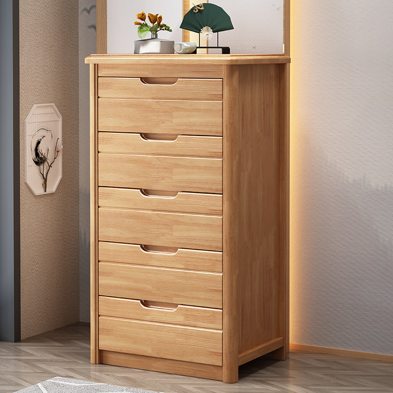 3 / 4 / 5 Drawers Lingerie Chest Vertical Solid Wood Storage Chest for Bedroom