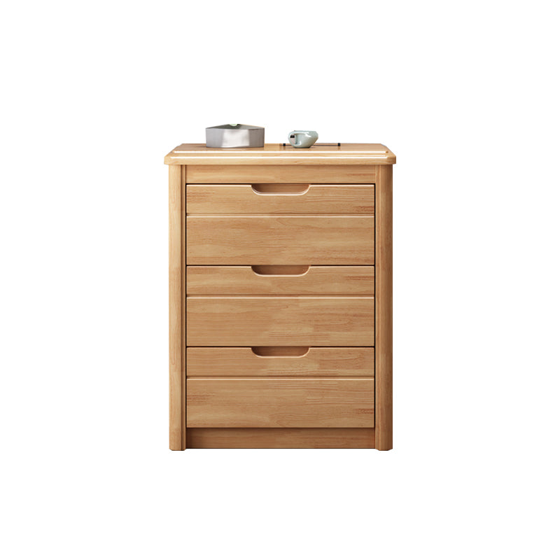 3 / 4 / 5 Drawers Lingerie Chest Vertical Solid Wood Storage Chest for Bedroom