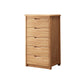 3 / 4 / 5 Drawers Lingerie Chest Vertical Solid Wood Storage Chest for Bedroom