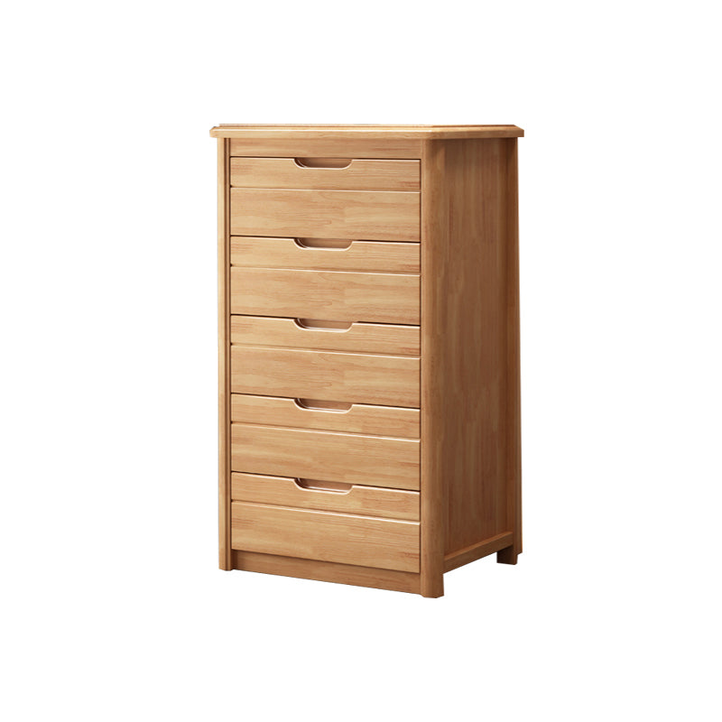 3 / 4 / 5 Drawers Lingerie Chest Vertical Solid Wood Storage Chest for Bedroom