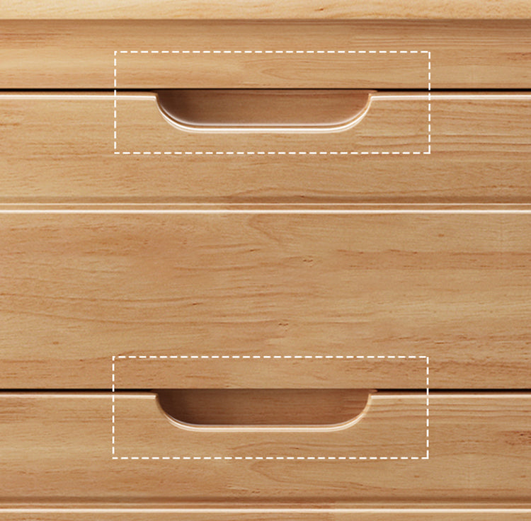 3 / 4 / 5 Drawers Lingerie Chest Vertical Solid Wood Storage Chest for Bedroom Clearhalo 'Bedroom Furniture' 'Dressers & Chests' 'dressers_chests' 'furn' 'furn_dressers_chests' 'Furniture' 5732227