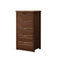 3 / 4 / 5 Drawers Lingerie Chest Vertical Solid Wood Storage Chest for Bedroom