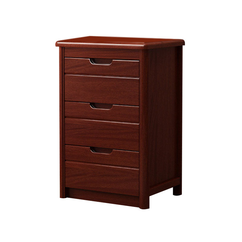 3 / 4 / 5 Drawers Lingerie Chest Vertical Solid Wood Storage Chest for Bedroom