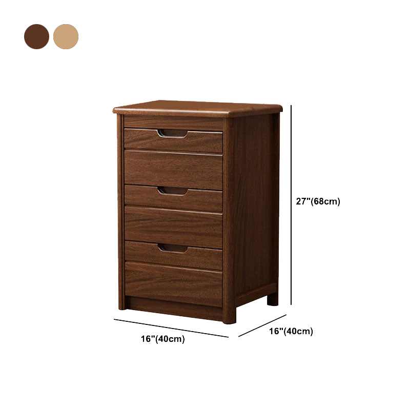 3 / 4 / 5 Drawers Lingerie Chest Vertical Solid Wood Storage Chest for Bedroom Clearhalo 'Bedroom Furniture' 'Dressers & Chests' 'dressers_chests' 'furn' 'furn_dressers_chests' 'Furniture' 5732245