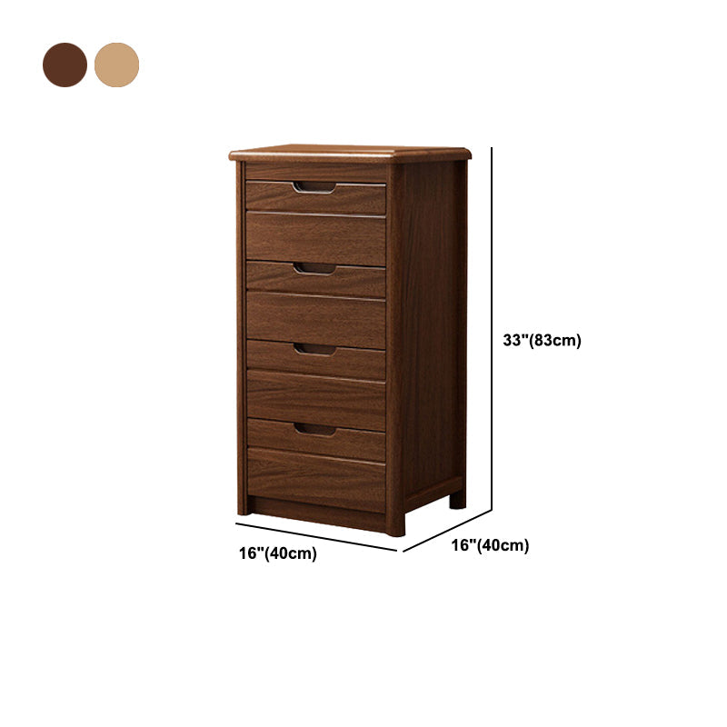 3 / 4 / 5 Drawers Lingerie Chest Vertical Solid Wood Storage Chest for Bedroom Clearhalo 'Bedroom Furniture' 'Dressers & Chests' 'dressers_chests' 'furn' 'furn_dressers_chests' 'Furniture' 5732248