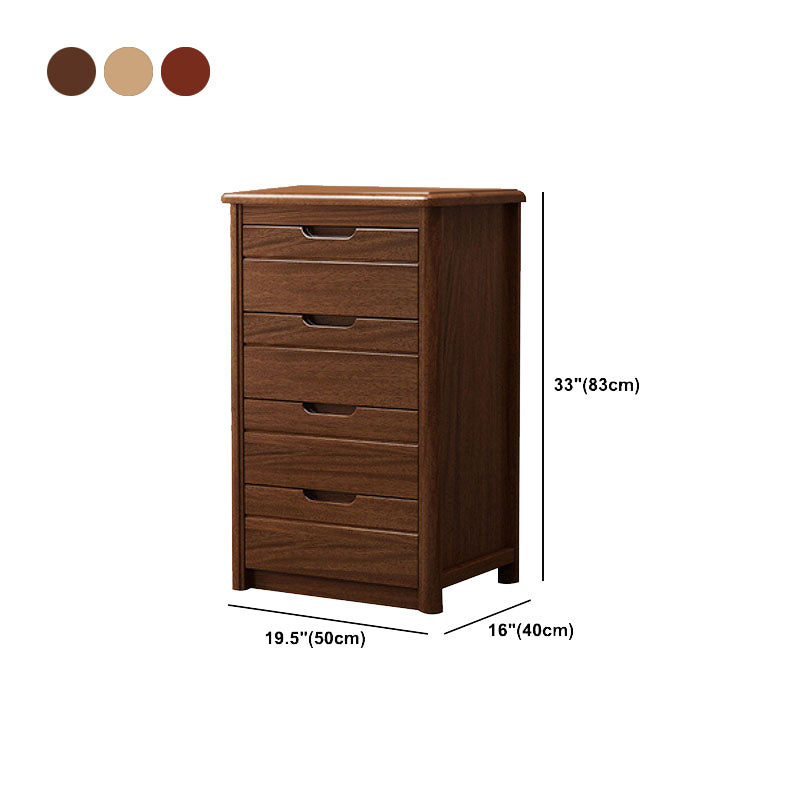 3 / 4 / 5 Drawers Lingerie Chest Vertical Solid Wood Storage Chest for Bedroom Clearhalo 'Bedroom Furniture' 'Dressers & Chests' 'dressers_chests' 'furn' 'furn_dressers_chests' 'Furniture' 5732250