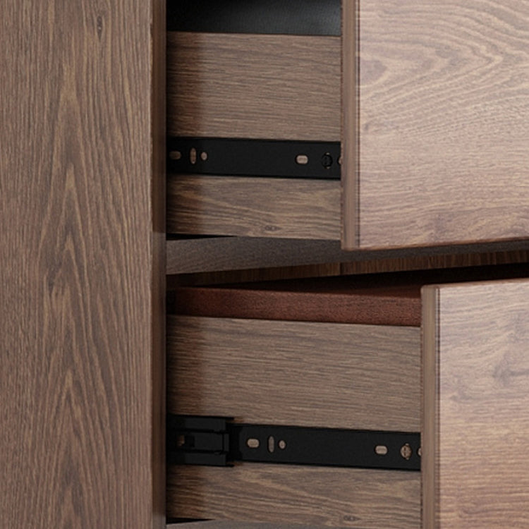 Cassa di lingerie da 16 "W torace in legno verticale con cassetti per camera da letto