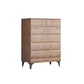 16 "W Lingerie coffre en bois vertical coffre avec tiroirs pour chambre à coucher