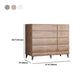 16 "W Lingerie coffre en bois vertical coffre avec tiroirs pour chambre à coucher
