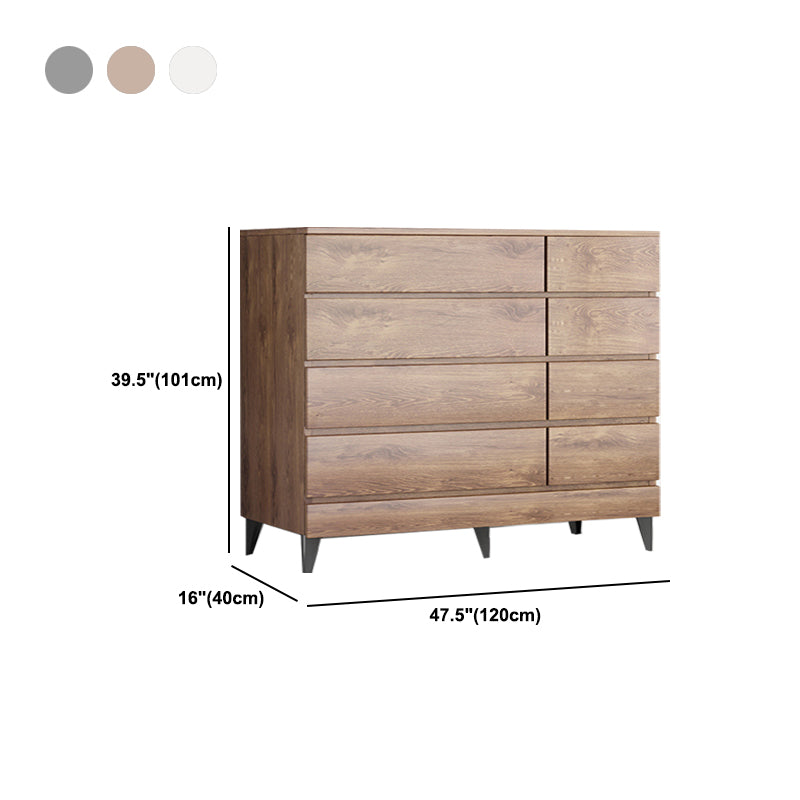 16 "W Lingerie coffre en bois vertical coffre avec tiroirs pour chambre à coucher