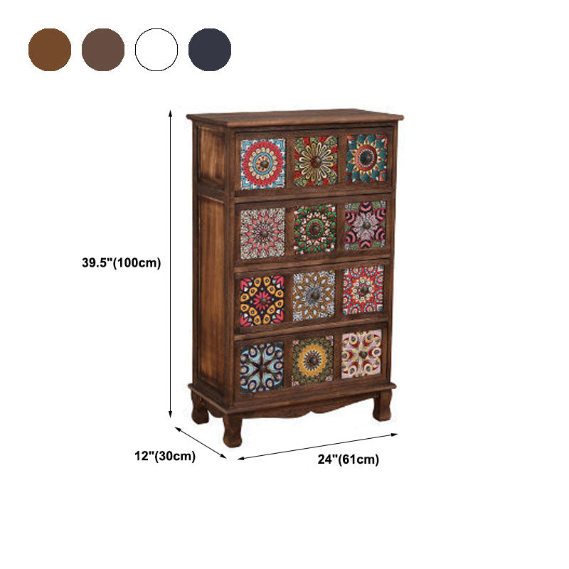 12" W Storage Chest Dresser Vertical Wood Storage Chest with Drawers for Bedroom Clearhalo 'Bedroom Furniture' 'Dressers & Chests' 'dressers_chests' 'furn' 'furn_dressers_chests' 'Furniture' 5732369