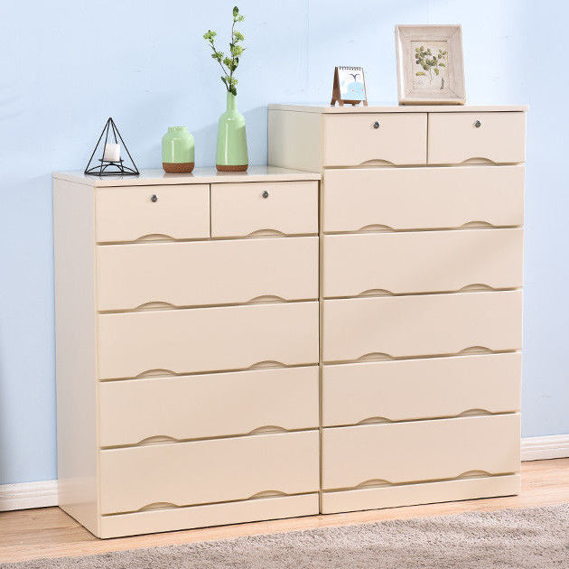 Traditional Storage Chest Dresser Wooden Storage Chest with Drawers