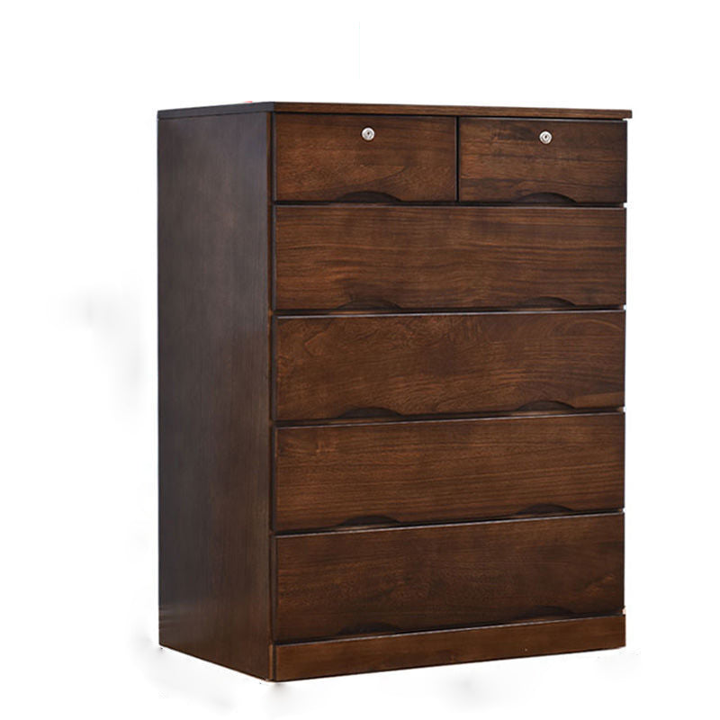 Traditional Storage Chest Dresser Wooden Storage Chest with Drawers