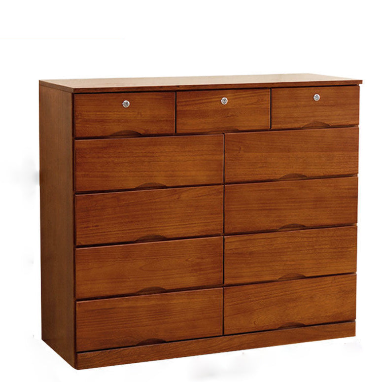 Traditional Storage Chest Dresser Wooden Storage Chest with Drawers