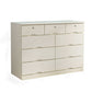 Traditional Storage Chest Dresser Wooden Storage Chest with Drawers
