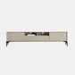 Modern Stone & Wood TV stand 18.11 "H 3/4-Drawer TV con scaffali