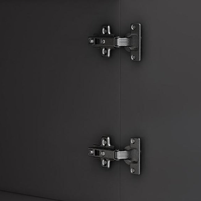 Contemporary 2-Door TV Stand 1-Open Shelf TV Console - 15.75" H Clearhalo 'furn' 'furn_tv_stands_entertainment_centers' 'Furniture' 'Living Room Furniture' 'TV Stands & Entertainment Centers' 'TV Stands & Media Storage Furniture' 'tv_stands_entertainment_centers' 5732542