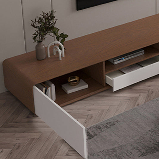 Console di supporto per motivi televisivi televisivi in ​​legno in legno solido