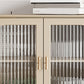 25.6" High Nordic TV Stand Solid Wood TV Cabinet with 2-Drawer & Cabinet Clearhalo 'furn' 'furn_tv_stands_entertainment_centers' 'Furniture' 'Living Room Furniture' 'TV Stands & Entertainment Centers' 'TV Stands & Media Storage Furniture' 'tv_stands_entertainment_centers' 5732597