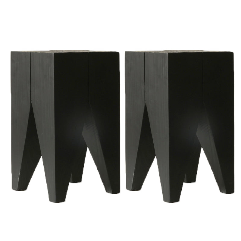 コンテンポラリースタイルのサイドエンドテーブル木製の台座ソファサイドアクセントテーブル