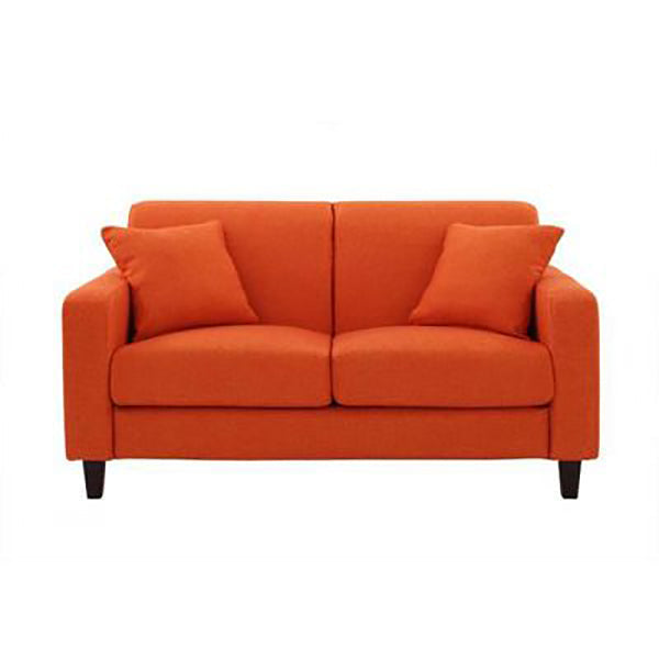 Living Room Contemporary Standard Square Arm Stationary Slipcovered Sofa