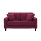 Living Room Contemporary Standard Square Arm Stationary Slipcovered Sofa