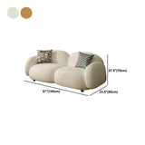 Divano a braccio quadrato in stile moderno in fux e divano standard in pelle e lana