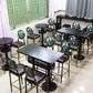 Industrial Wood Top Bistro Table Matte Finish Bar Table for Small Places Clearhalo 'Bar Furniture' 'Bar Tables' 'bar_tables' 'furn' 'furn_bar_tables' 'Furniture' 'Kitchen & Dining Furniture' 5737710