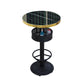 Industrial Wood Top Bistro Table Matte Finish Bar Table for Small Places Clearhalo 'Bar Furniture' 'Bar Tables' 'bar_tables' 'furn' 'furn_bar_tables' 'Furniture' 'Kitchen & Dining Furniture' 5737719