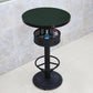 Industrial Wood Top Bistro Table Matte Finish Bar Table for Small Places Black Round Without Chairs Clearhalo 'Bar Furniture' 'Bar Tables' 'bar_tables' 'furn' 'furn_bar_tables' 'Furniture' 'Kitchen & Dining Furniture' 5737727
