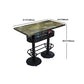 Industrial Wood Top Bistro Table Matte Finish Bar Table for Small Places Clearhalo 'Bar Furniture' 'Bar Tables' 'bar_tables' 'furn' 'furn_bar_tables' 'Furniture' 'Kitchen & Dining Furniture' 5737738