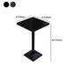 Industrial Wood Top Bistro Table Matte Finish Bar Table for Small Places Clearhalo 'Bar Furniture' 'Bar Tables' 'bar_tables' 'furn' 'furn_bar_tables' 'Furniture' 'Kitchen & Dining Furniture' 5737741