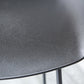 Scandinavian Plastic Bar Stools Footrest Indoor Counter Stool with Metal Legs